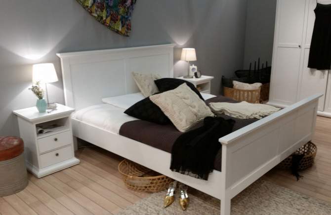 Romantyczne łóżko Paris 180x200 cm
