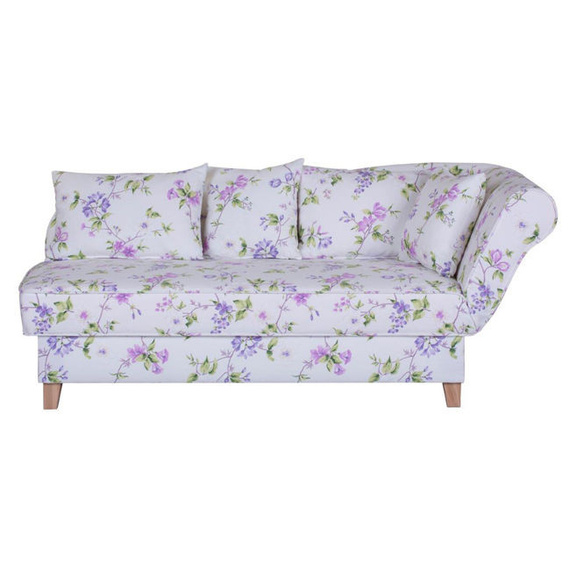 ENNIS biała sofa w kwiaty · Meble Pumo