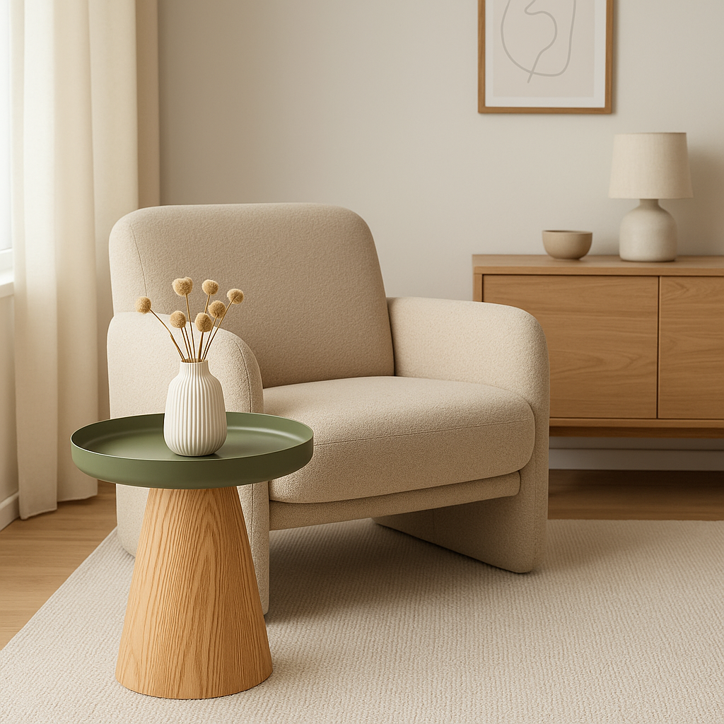 stolik kawowy okrągły Gina