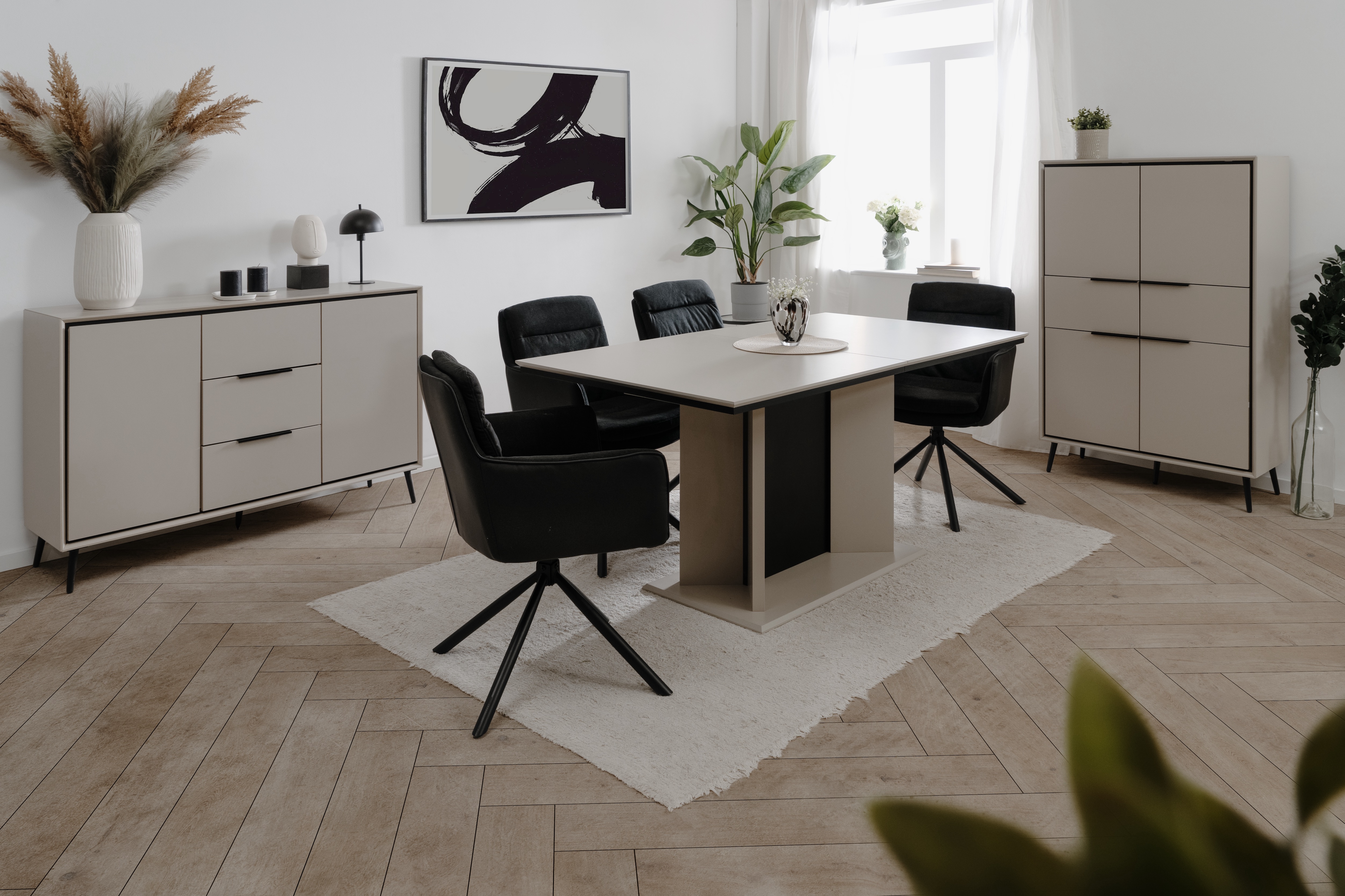 kolekcja mebli Arona w kolorze cappuccino