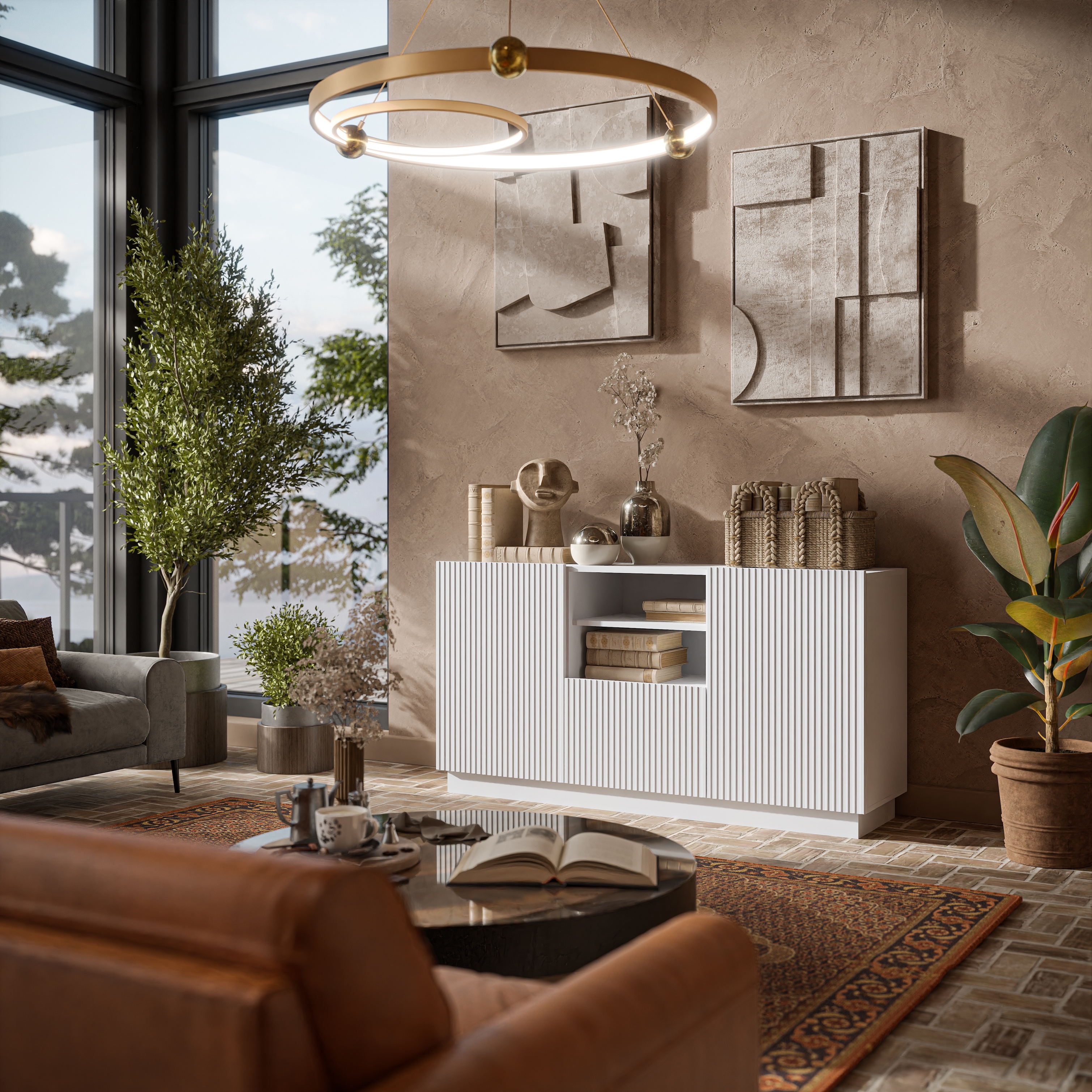  komoda_z_szufladami_i_drzwiami_Arden_150_cm_biala_mat