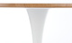 Stół okrągły dąb złoty / biały mat / połysk 80 cm Sting