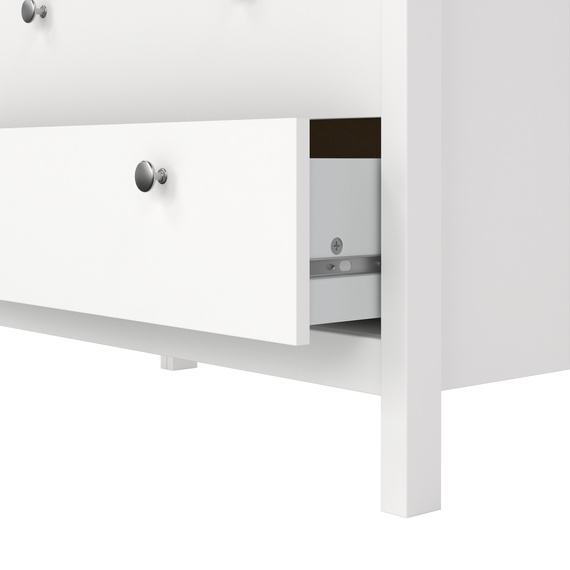 Komoda z szufladami biała mat 82 cm Madrid