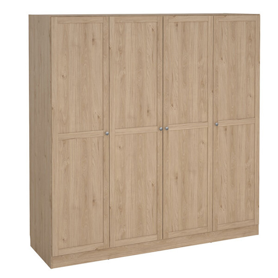 Szafa czterodrzwiowa jackson hickory mat 195 x 200 cm Billund