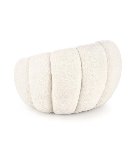 Fotel wypoczynkowy tapicerowany kremowy Gaspar