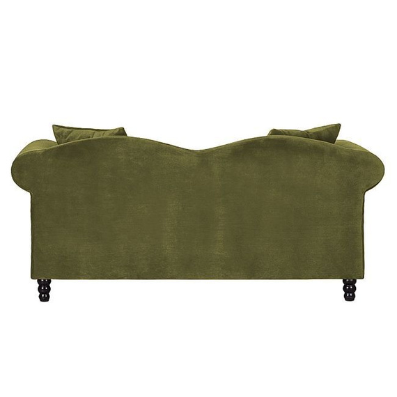 Sofa 2-osobowa tapicerowana zielona Gryf