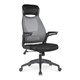 Fotel biurowy siatka szary / czarny Solaris