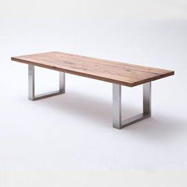 Stół drewniany dąb lity bassano mat 220 x 100 cm Zamek