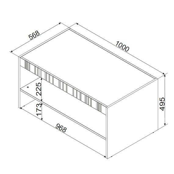 Stolik kawowy prostokątny beżowy mat 100 x 57 cm Milo