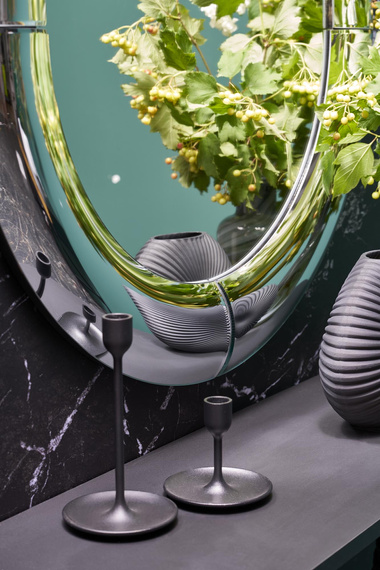 Lustro w ramie srebrnej 80 x 120 cm Ivory