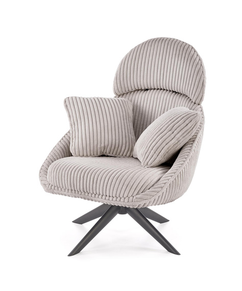 Fotel wypoczynkowy tapicerowany cappuccino Merry 2