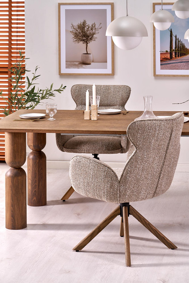 Stół rozkładany Melton 200-300 x 101 cm jasny orzech 