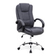 Fotel gabinetowy tapicerowany szary Relax 2