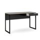 Biurko z szufladą czarne / dąb sonoma mat 130 cm Function Plus