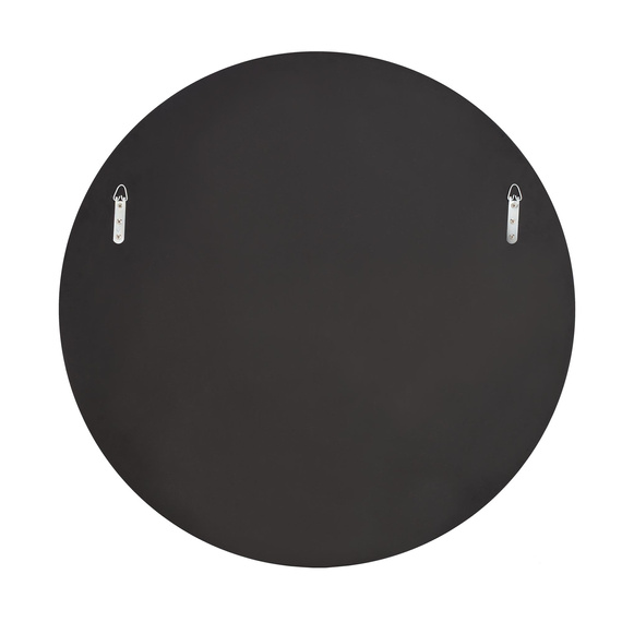 Lustro okrągłe srebrne 80 cm Moon