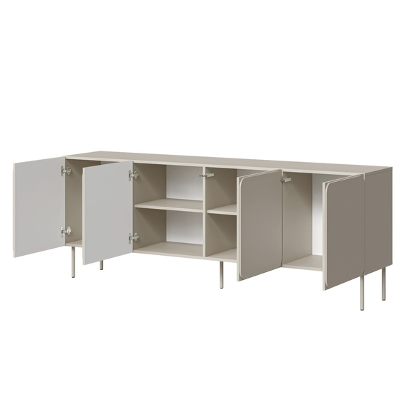 Komoda z drzwiami kaszmir mat 200 cm Verno