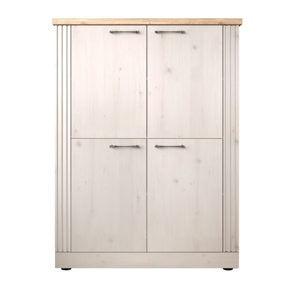 Komoda wysoka z drzwiami dąb Meringa/dąb Cadiz mat 118 cm Avina