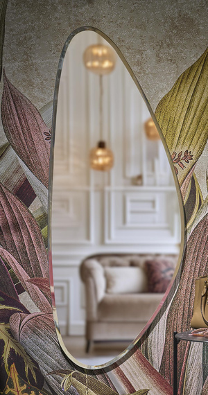 Lustro srebrne 50 x 120 cm Serenity