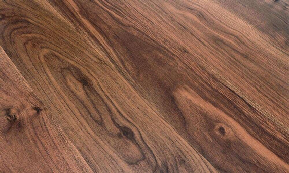 Stół Domenico 110 x 76 cm, orzechowy, detale złote