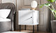 Komplet szafek nocnych biały mat 45 cm Modena