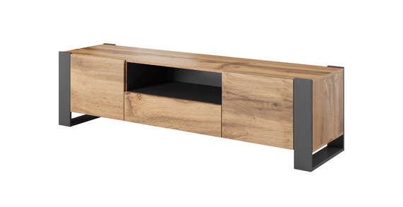 Forest szafka RTV 180 cm wotan/antracyt 