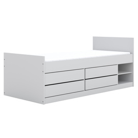 Łóżko dziecięce białe 90x200 cm Modi