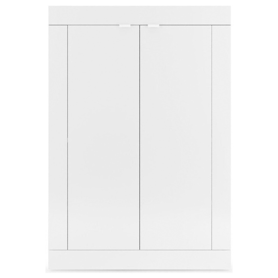 Szafka na buty biała połysk 78 cm Basic