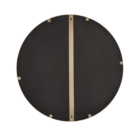 Lustro okrągłe złote 70 cm Patina