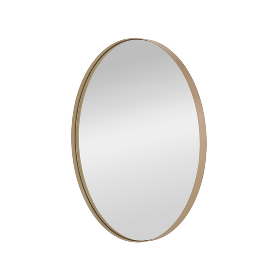 Lustro okrągłe złote 70 cm Patina