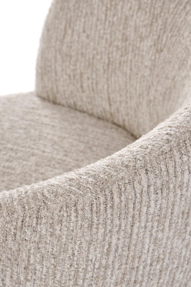 Krzesło do jadalni tapicerowane beżowe K581