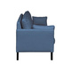 Sofa 3-osobowa tapicerowana niebieska Holly