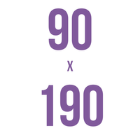 90 x 190 cm