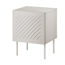 Komplet szafek nocnych beżowy mat 45 cm Linea