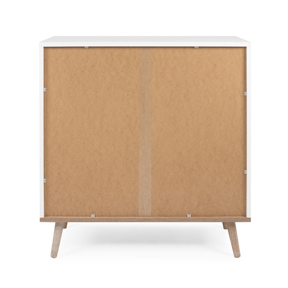 Komoda z szufladami biała / dąb sonoma mat 80 cm Göteborg