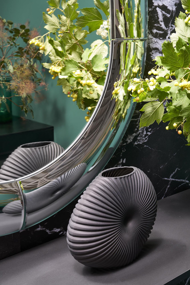 Lustro w ramie srebrnej 80 x 120 cm Ivory