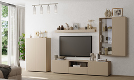 Meblościanka do salonu kaszmir mat 300 cm Corda