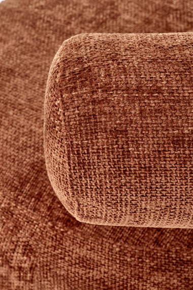 Fotel wypoczynkowy tapicerowany cynamonowy Hazard