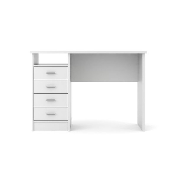 Biurko z szufladami białe mat 110 cm Function
