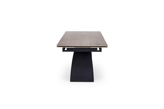 Stół rozkładany orzech / czarny mat 180 - 260 x 90 cm Hilario