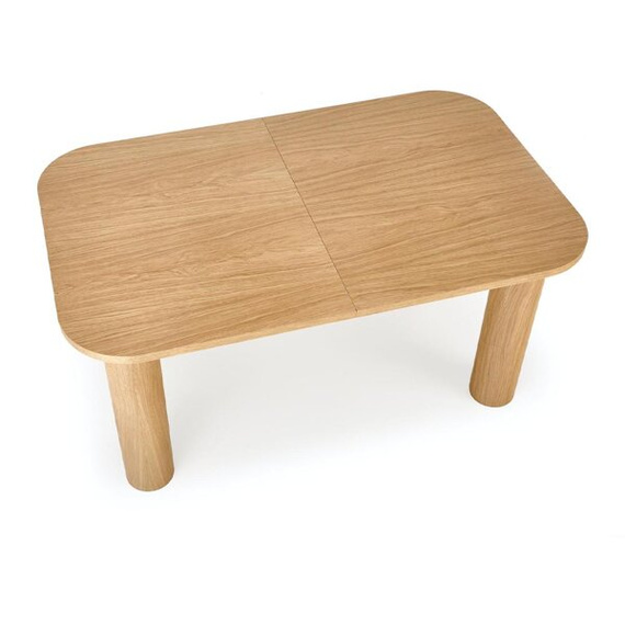 Stół rozkładany dąb naturalny mat 160 - 240 x 100 cm Elefante