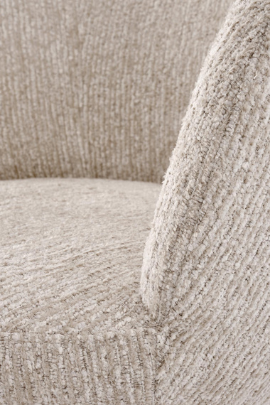 Krzesło do jadalni tapicerowane beżowe K581