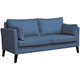 Sofa 3-osobowa tapicerowana niebieska Holly