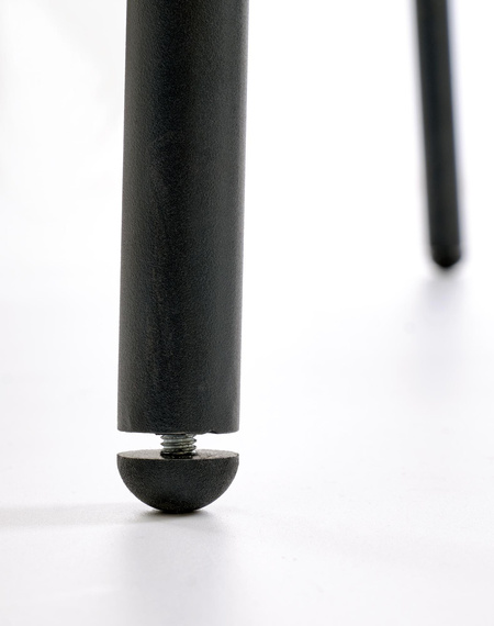 Krzesło do jadalni tapicerowane oliwkowe / czarne K590