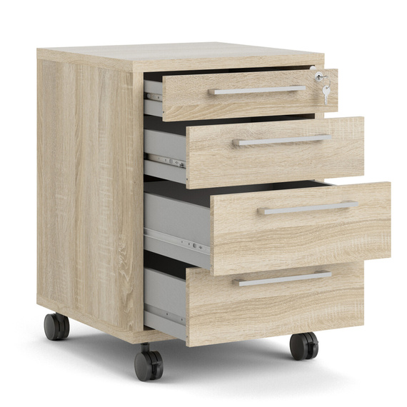 Kontenerek pod biurko dąb sonoma mat 48 x 49 x 68 cm Prima