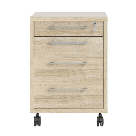 Kontenerek pod biurko dąb sonoma mat 48 x 49 x 68 cm Prima