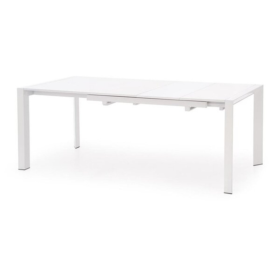 Stół rozkładany biały połysk 130 - 250 x 80 cm Stanford XL