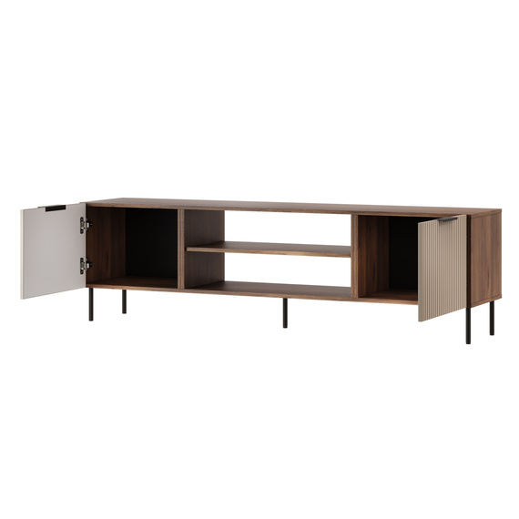 Szafka RTV kaszmir / orzech warmia mat 180 cm Reno