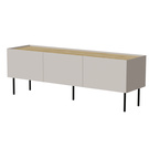 Szafka RTV beżowa / dąb mat 150 cm Olmo