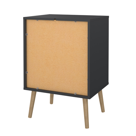 Szafka nocna szara mat 50 cm Bodo