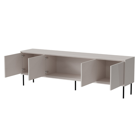 Szafka RTV kaszmir mat 200 cm Harmony